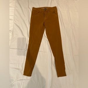 American eagle tan jeans size 6